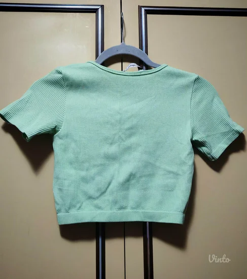 Novo, stradivarius seamless mint crop top