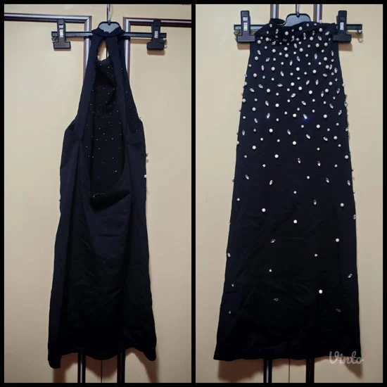 Zara haljina biseri i kristali, odg za s - m - l