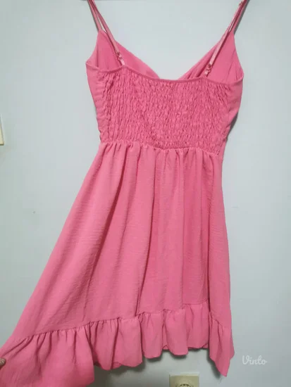 Roza letnja haljina uni