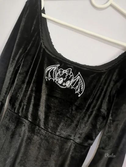 NOVO plišana Bat haljina S - M