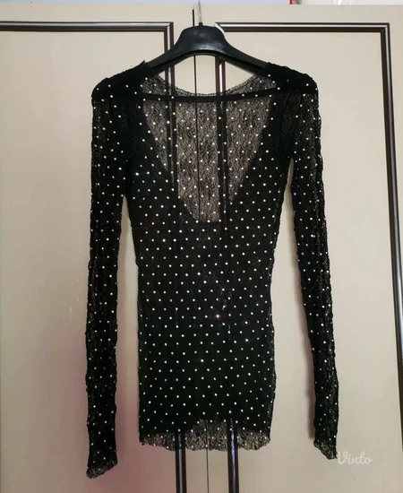 Zara cipkasta tunika sa cirkonima S/M/L