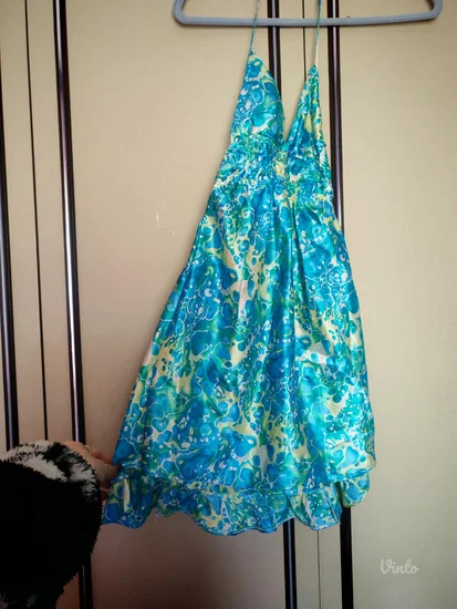 Handmade satenska skims tunika - haljina xs