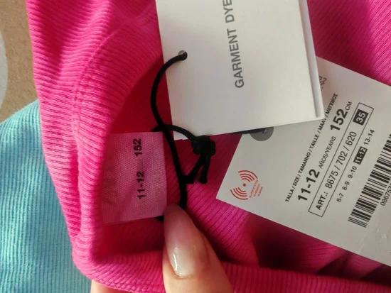 Zara tie dye top sa srcem, odg za s/M/11-12 god