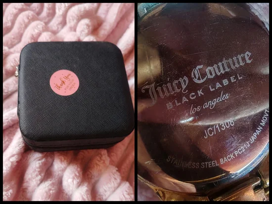 Juicy Couture stainless steel gold sat