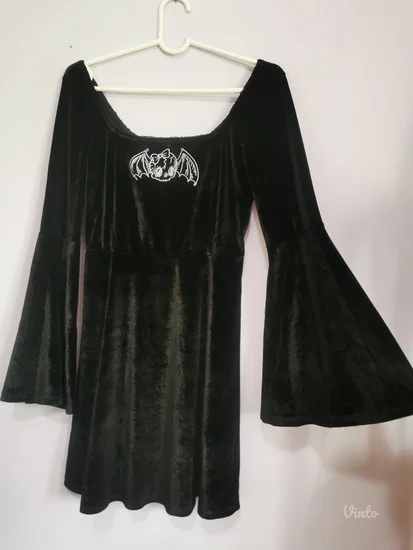 NOVO plišana Bat haljina S - M