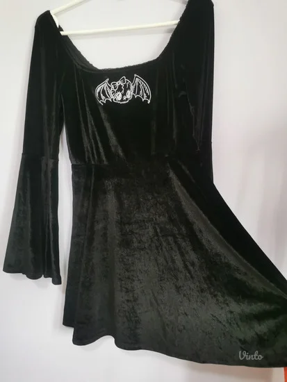 NOVO plišana Bat haljina S - M