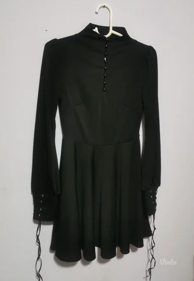 Novo! Goth haljina sa kragnom S-M