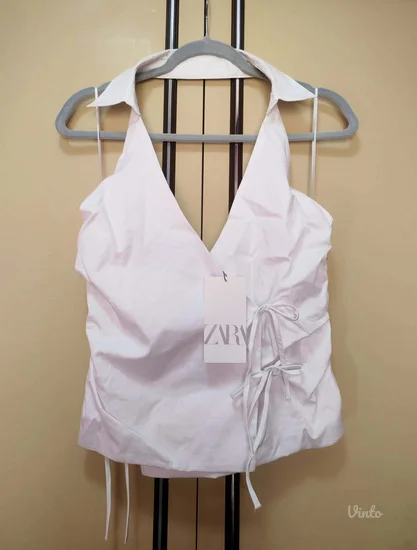 Novo sa etiketom, Zara pamucni sako prsluk s/m