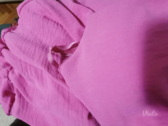 Roza letnja haljina uni