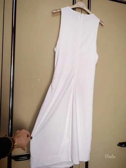 Zara cut out drapirana haljina sa masnicama s