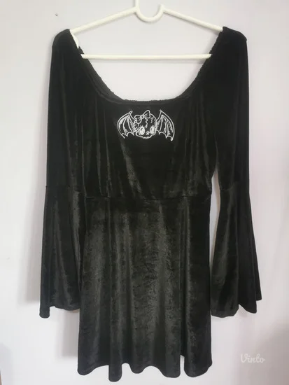 NOVO plišana Bat haljina S - M