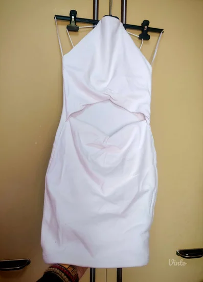 Zara pamucna cut out haljina M