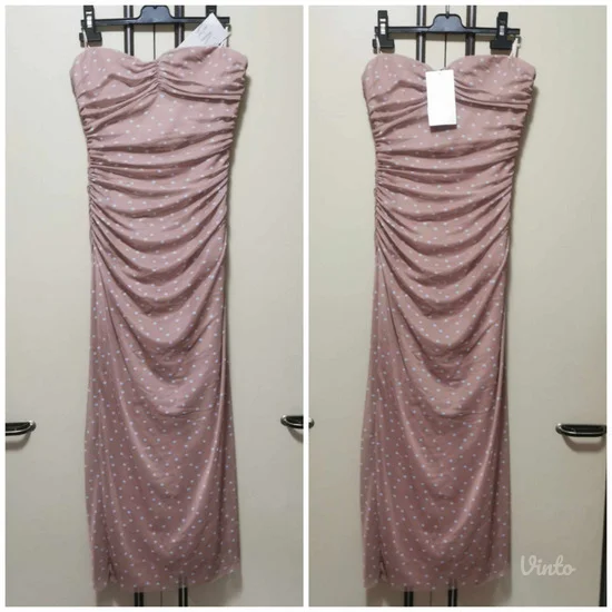 Zara midi top haljina sa tufnicama S