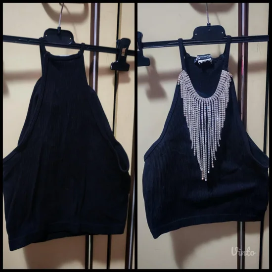 Zara top sa ''ogrlicom'' xs-s