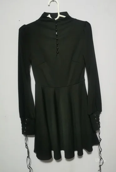 Novo! Goth haljina sa kragnom S-M