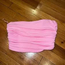 Zara drapirani baby rozi korset s