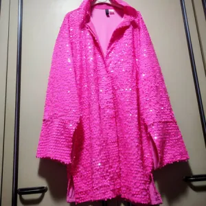 H&M dugacka sljokicava kosulja - haljina M