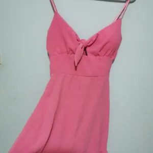 Roza letnja haljina uni