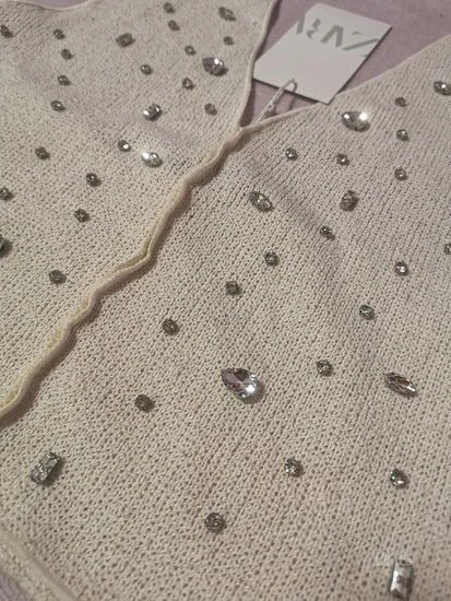Zara bluza kristalima odg za M