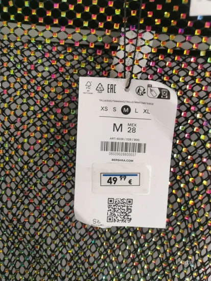 Bershka maxi suknja sa kristalima M