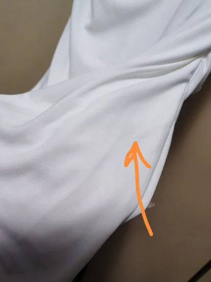Zara bela mini drapirana haljina s/m