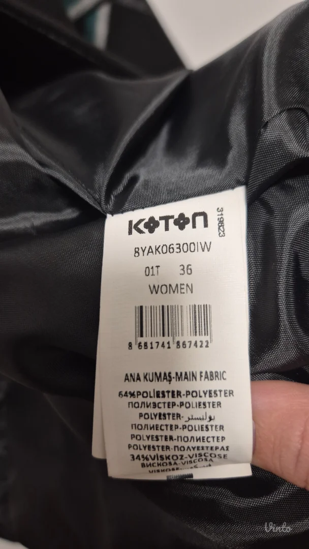 Koton dugacak blejzer