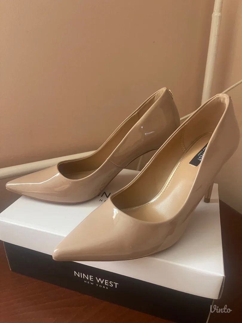 Cipele na štiklu Nine West bež