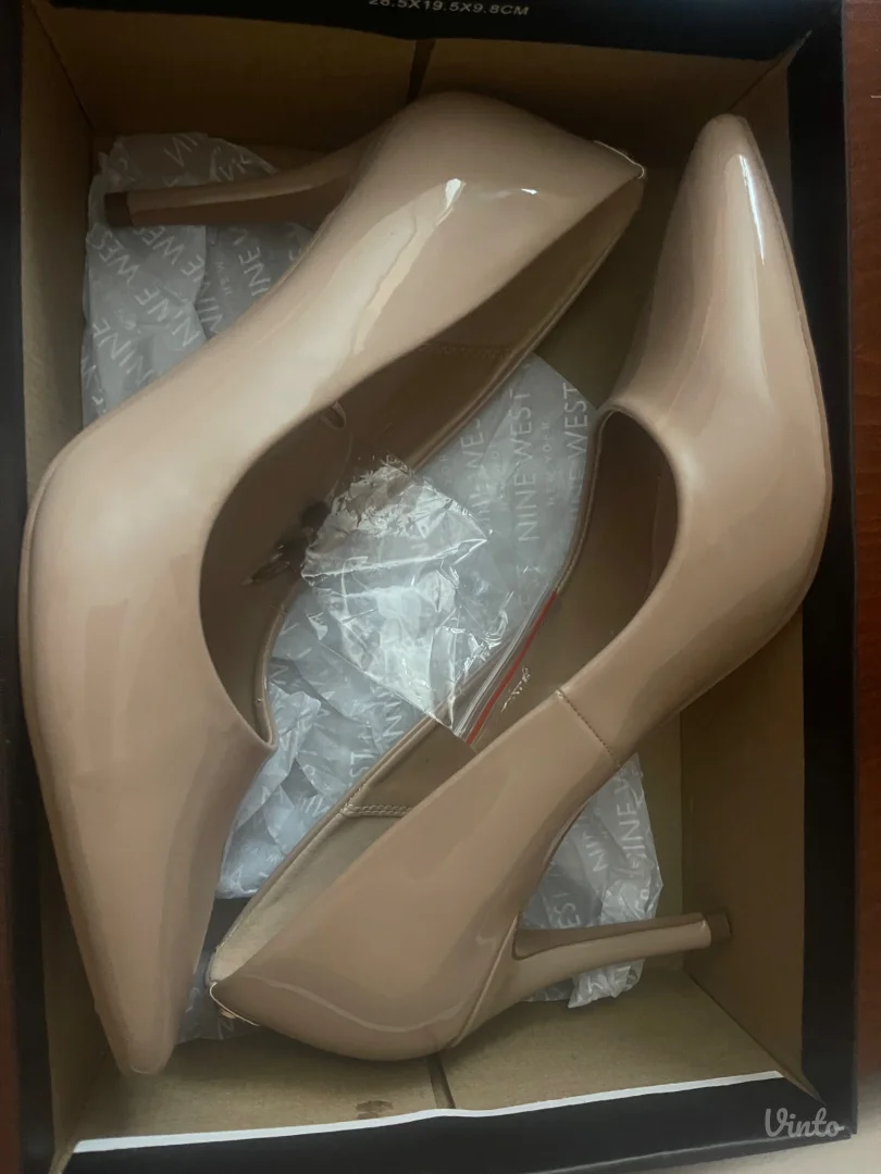 Cipele na štiklu Nine West bež