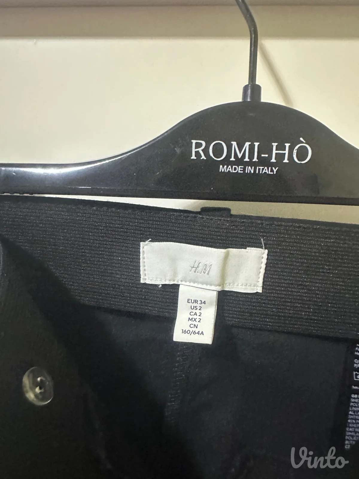 H&M pantalone crne