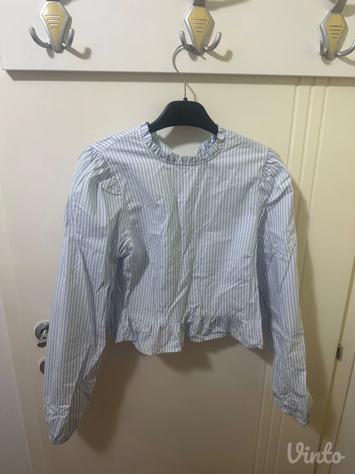 H&M kosulja plavo bela