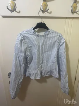 H&M kosulja plavo bela