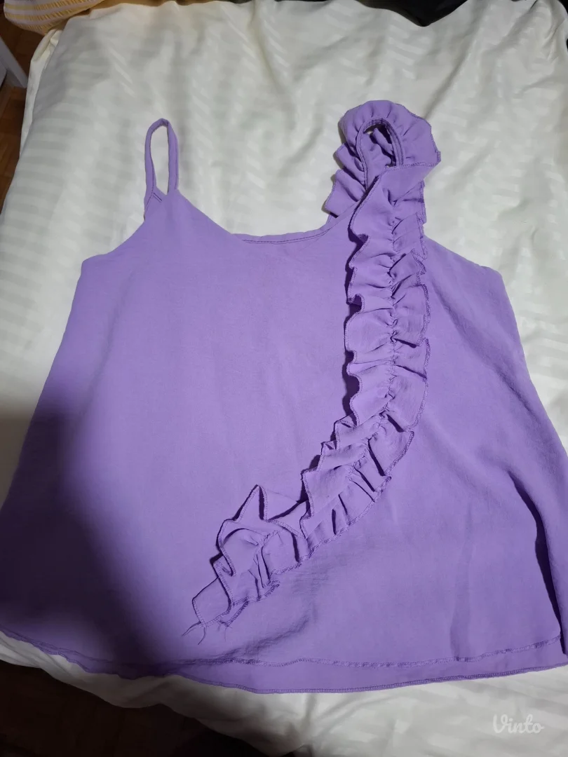 Ljubicasta lagana majica-kosuljica