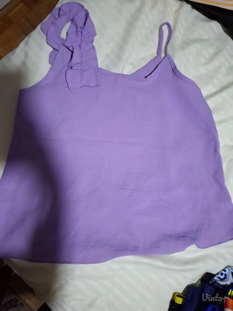 Ljubicasta lagana majica-kosuljica