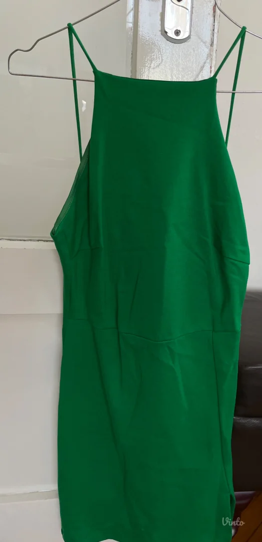 Stradivarius- zelena haljina