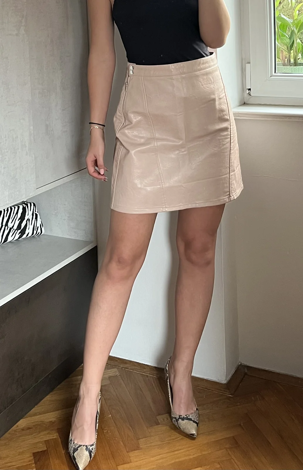 Kozna suknja ZARA