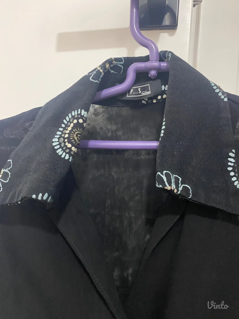 PS ženska crna košulja