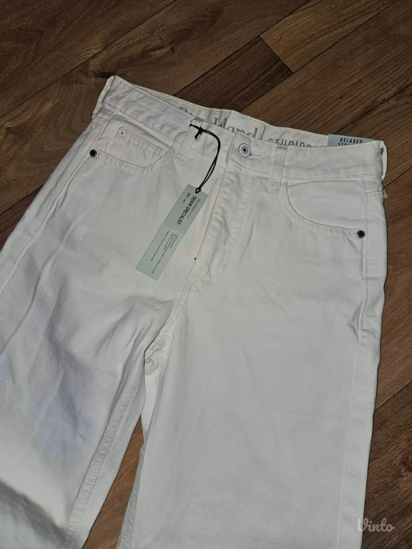 River Island bele farke M-L nove