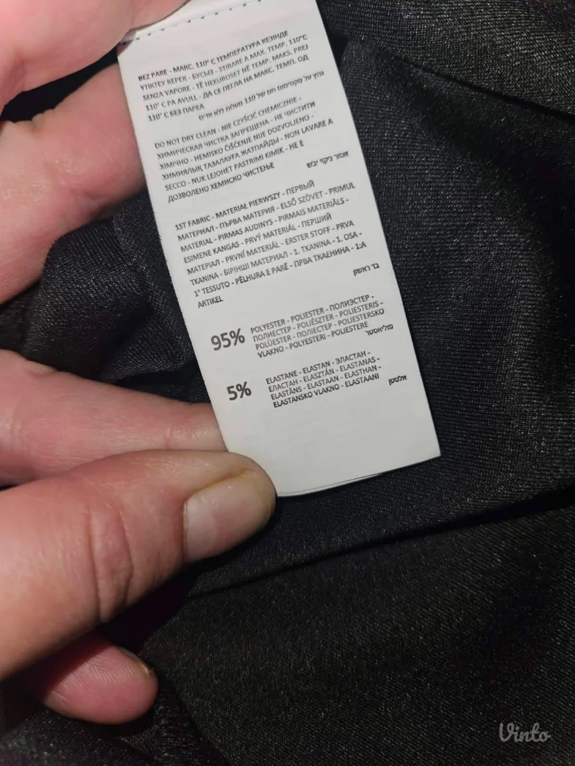 CROPP crna haljinica vel.M novo