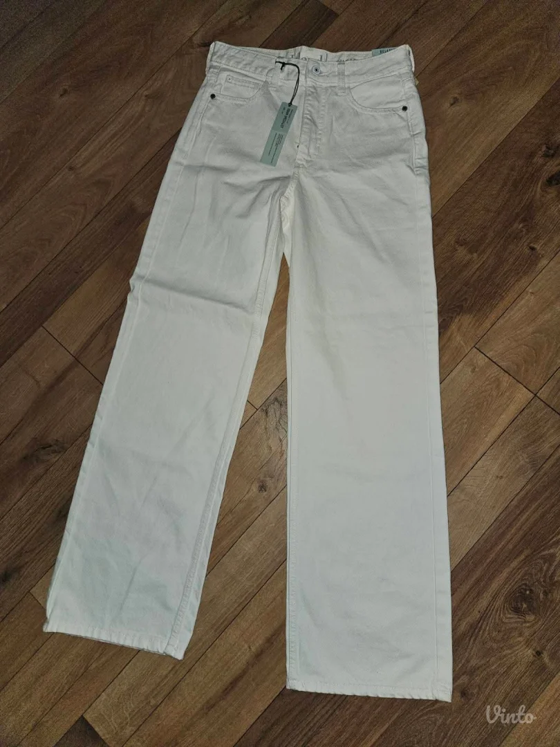 River Island bele farke M-L nove