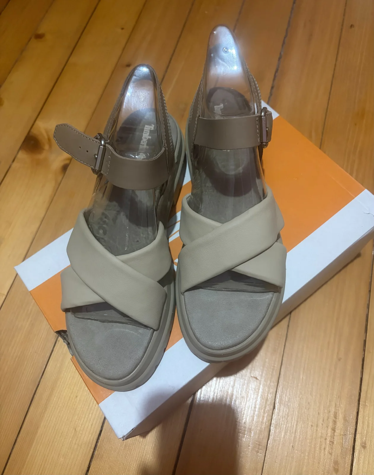 Timberland bež kožne sandale