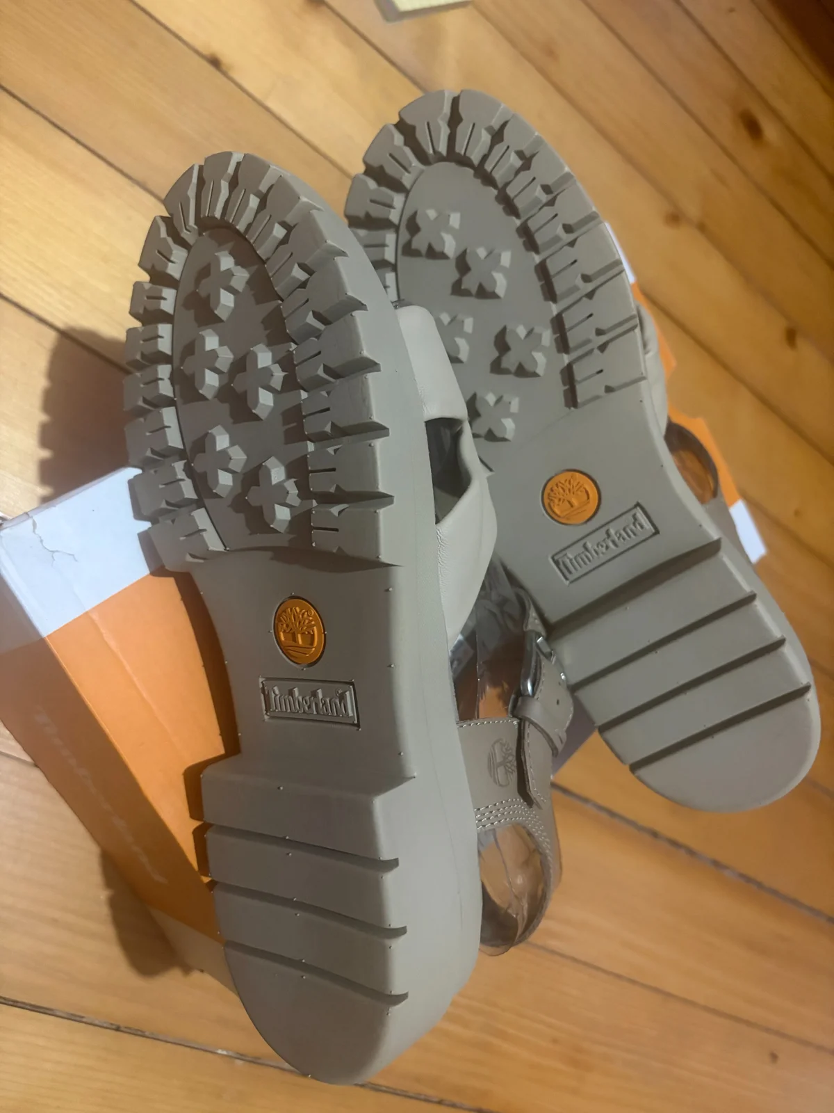 Timberland bež kožne sandale