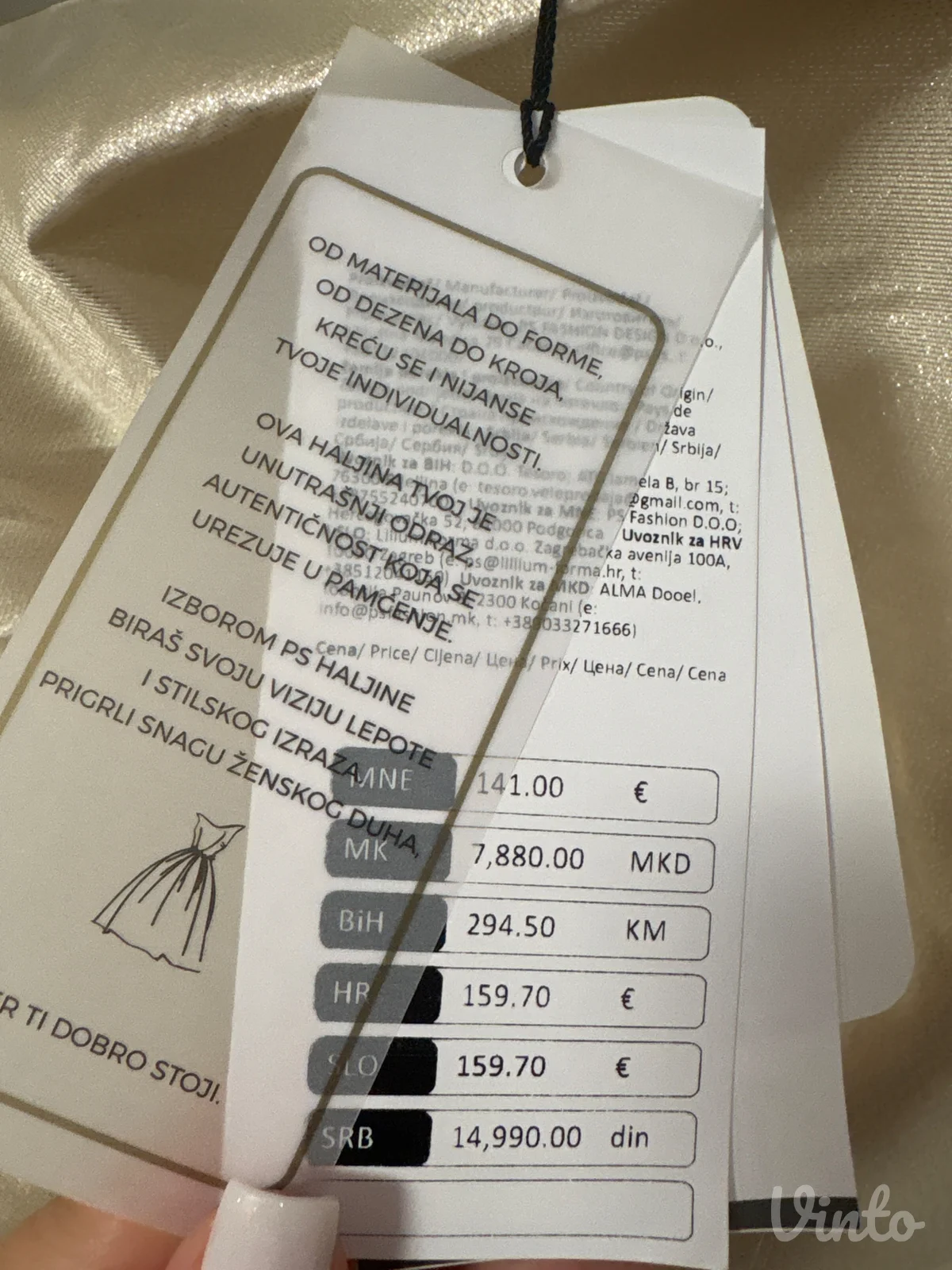 P.S Fashion ICONIC zlatna haljina