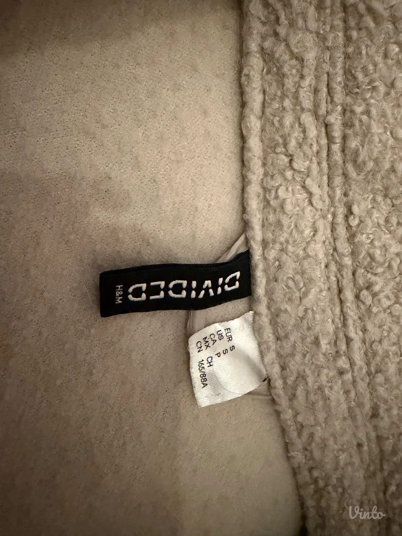 H&m teddy jaknica crop