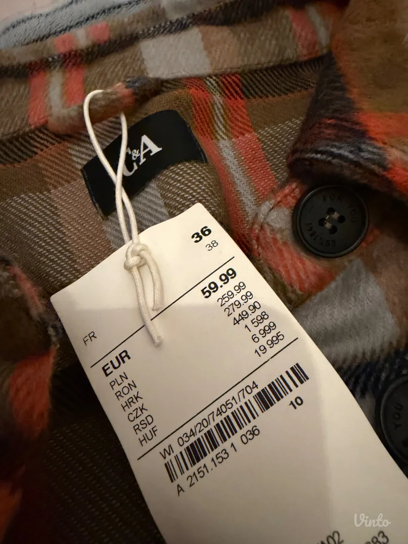 C&a jakna sa etiketom