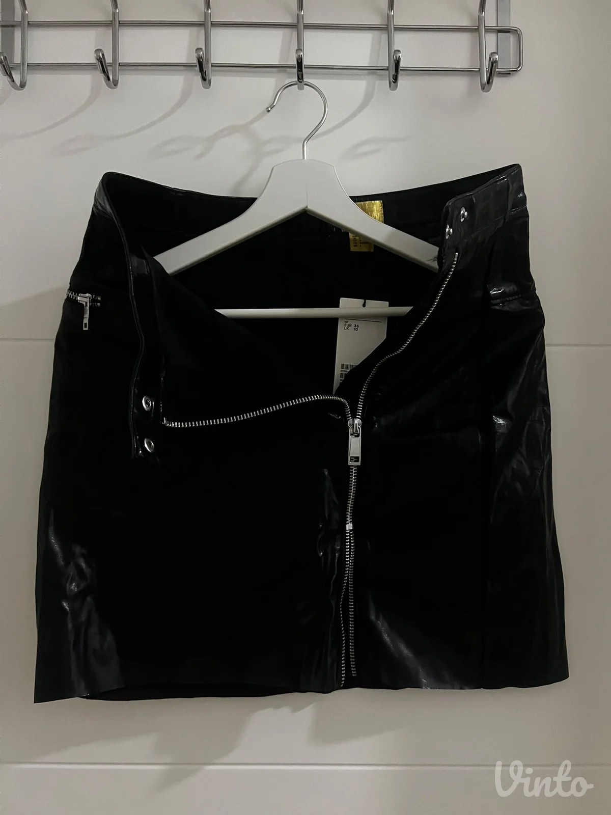 H&M kožna suknja