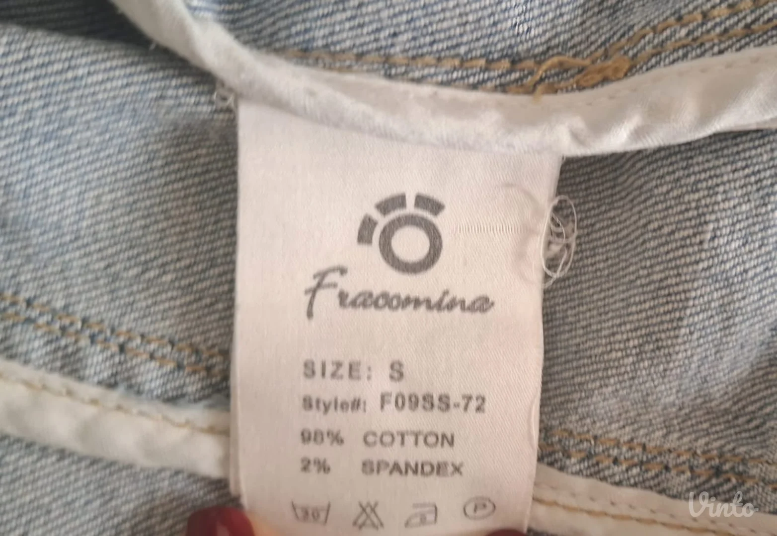 Fracomina- teksas jakna za devojčice