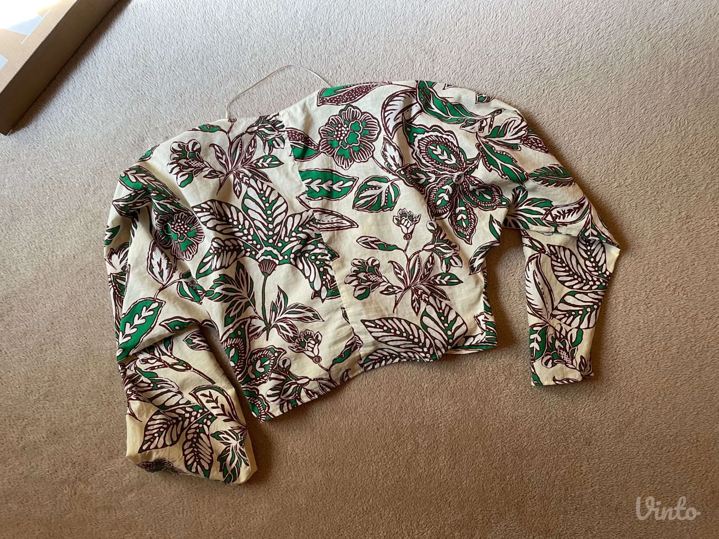 Zara crop košulja u printu