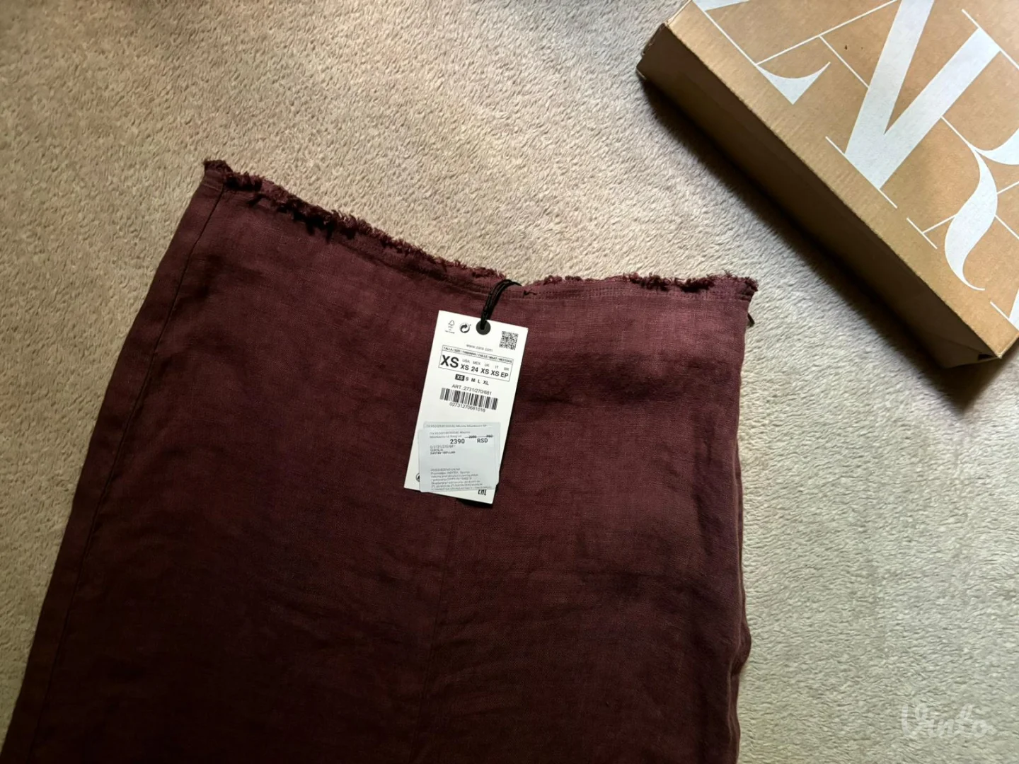 Zara lanena suknja - NOVO