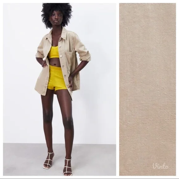 Zara Ruby teksas košulja