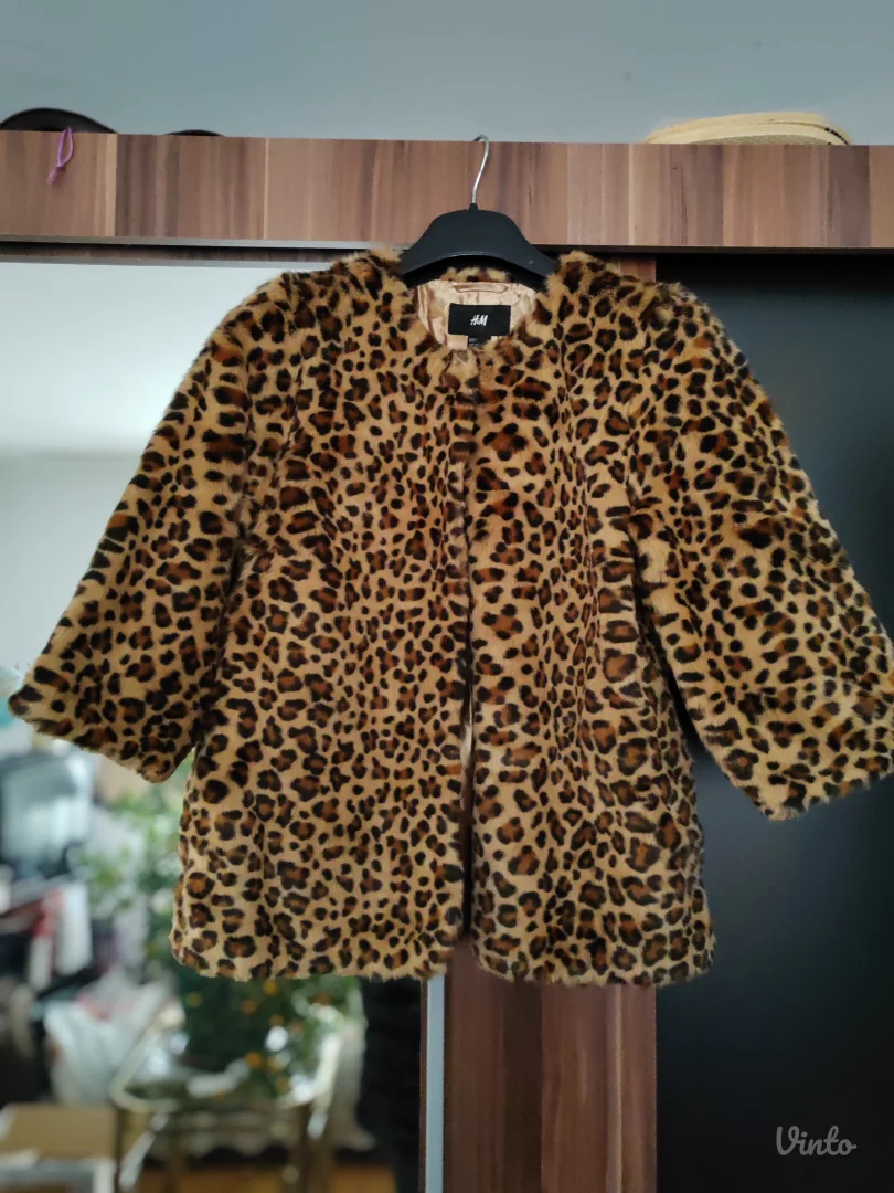 H&M bundica animal print 36